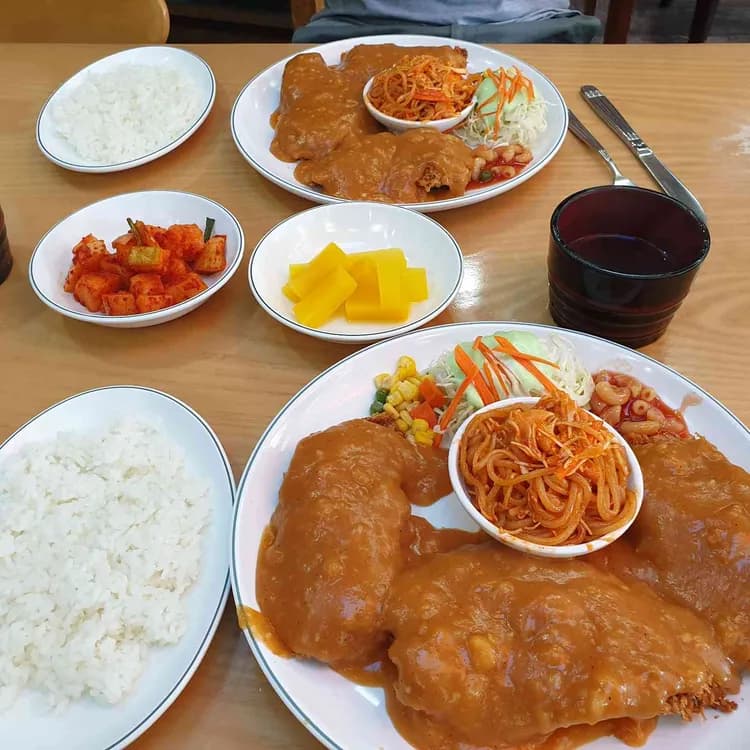 옛날돈까스 - 경양식 돈까스 전문점 - AI 딩코의 맛집 공략