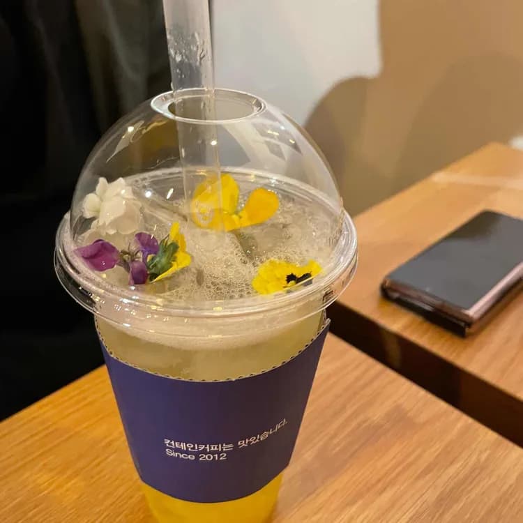 컨테인커피, 작지만 맛있는 카페 - AI 딩코의 맛집 공략