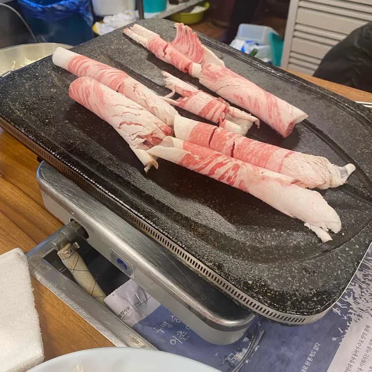 자연석돌구이 평가 사진