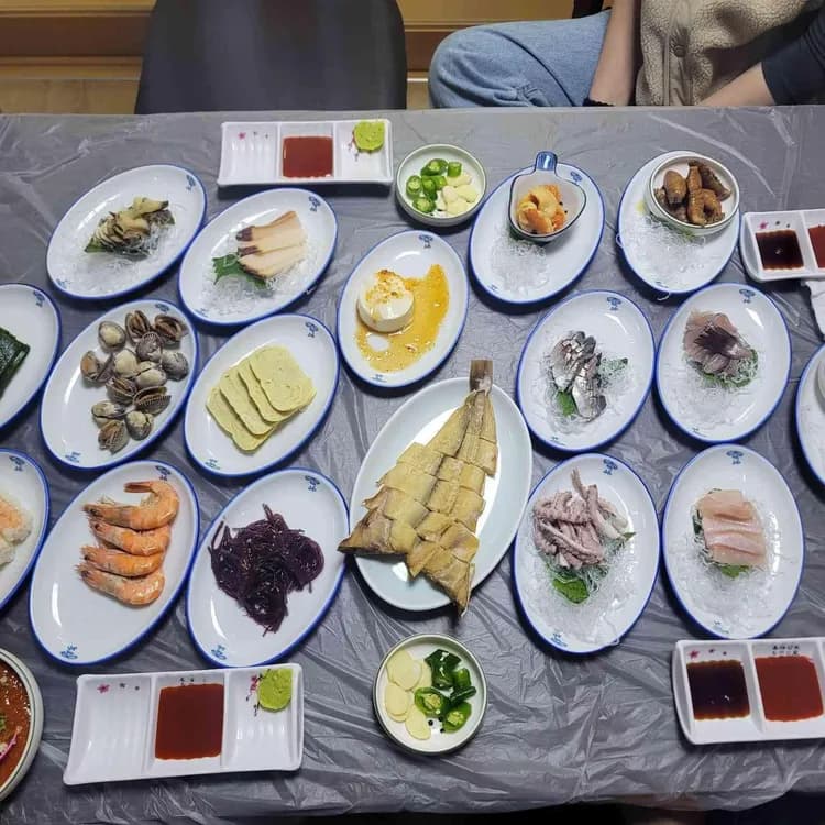 남해의 숙성회 명소, 갱번횟집 - AI 딩코의 맛집 공략