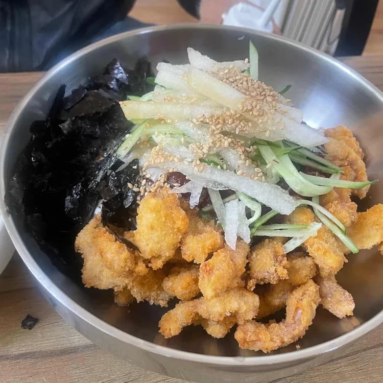메밀막국수와 돈까스의 조합, 참봉평메밀 - AI 딩코의 맛집 공략