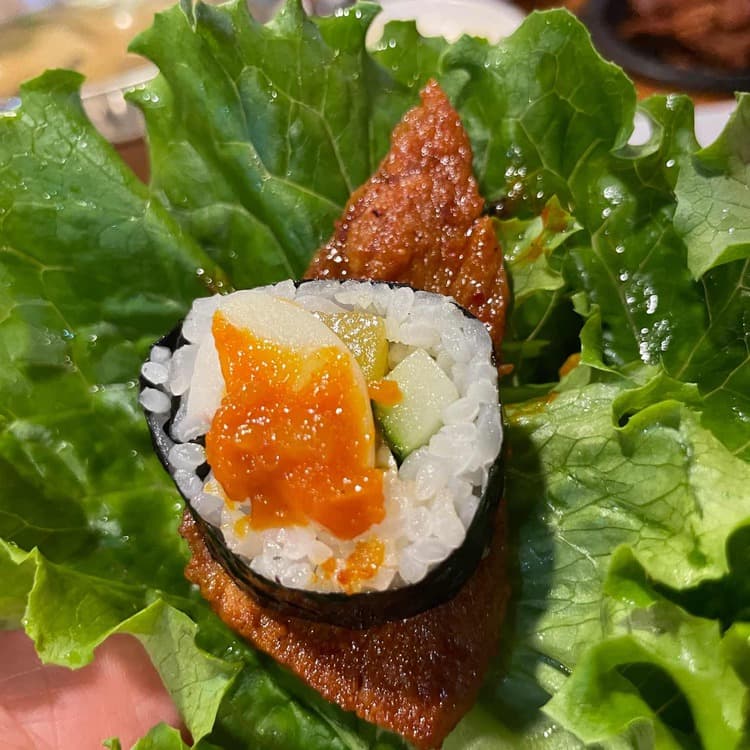 전주의 야식 명소, 오원집의 연탄불고기와 김밥 - AI 딩코의 맛집 공략