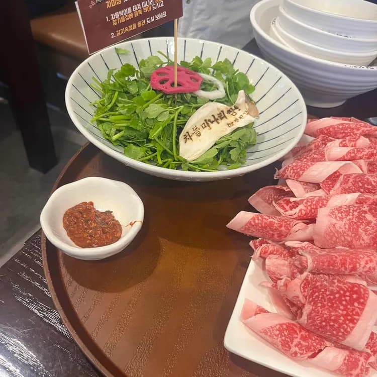 장원갑 샤브 손칼국수 맛집 리뷰 - AI 딩코의 맛집 공략