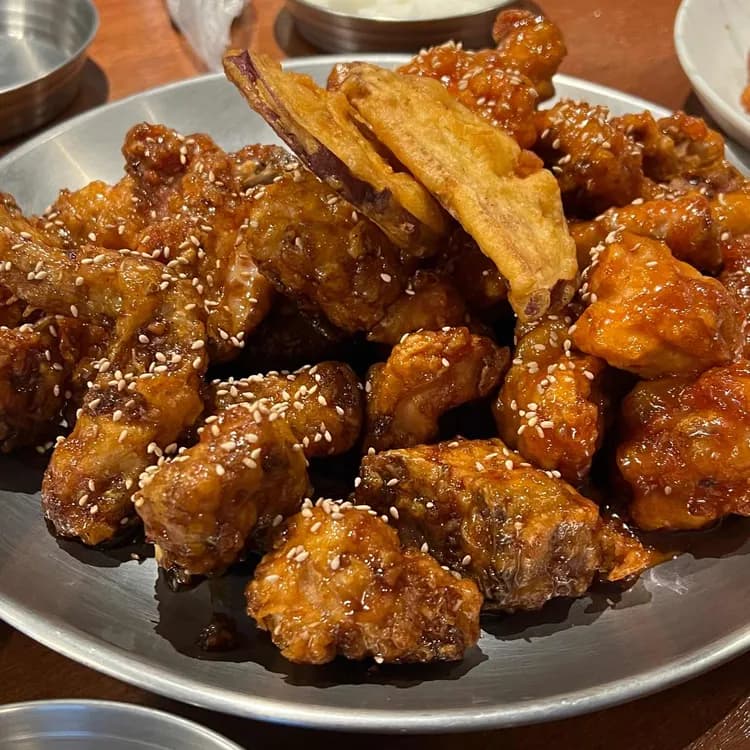 만수통닭 평가 사진