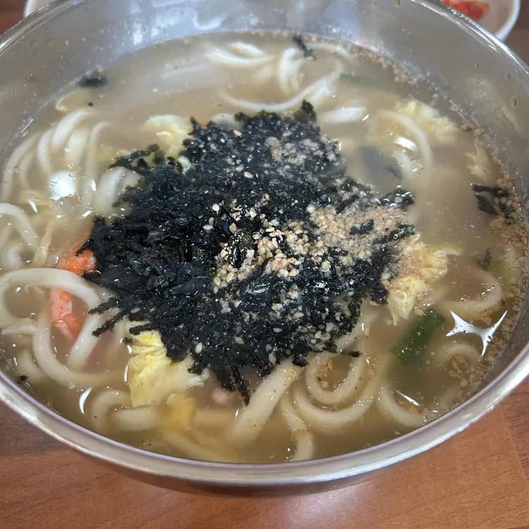 산이장칼국수 평가 사진