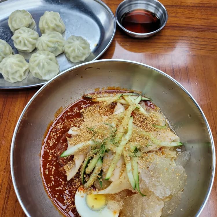 깃대봉냉면 평가 사진