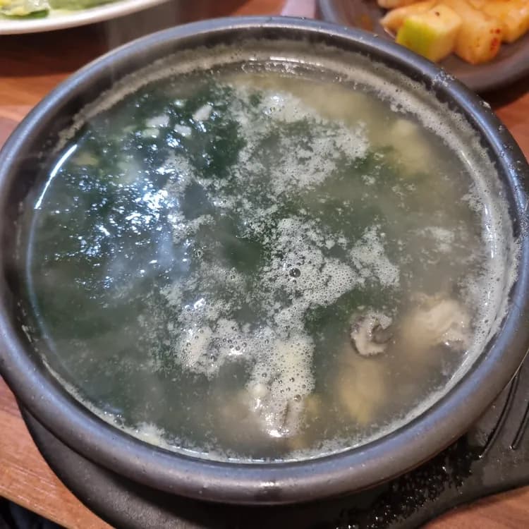 매생이굴국밥 평가 사진