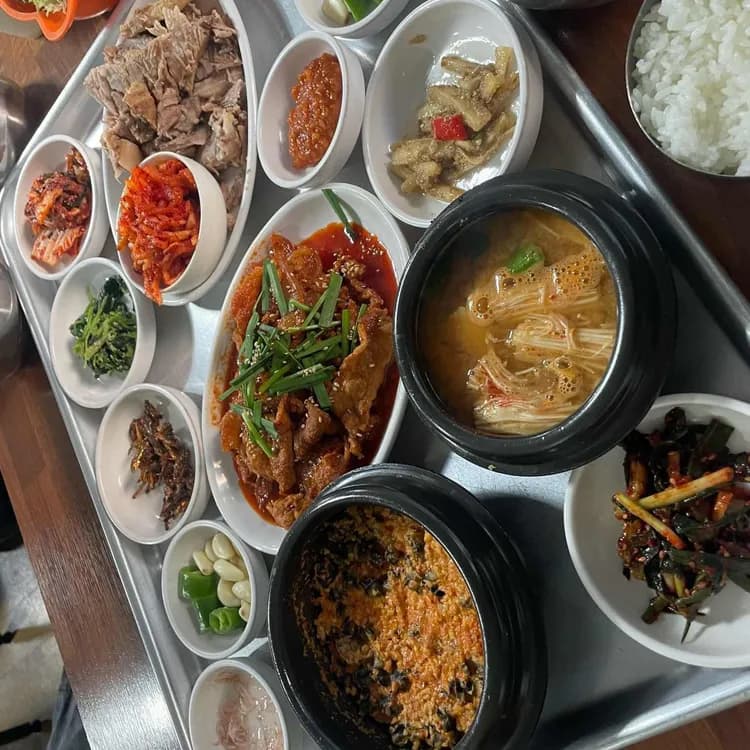 정원쌈밥보리밥 평가 사진