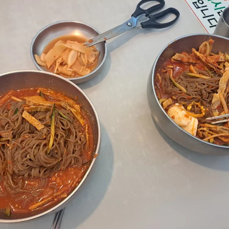 진주냉면 평가 사진