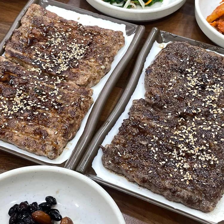 송정떡갈비 평가 사진