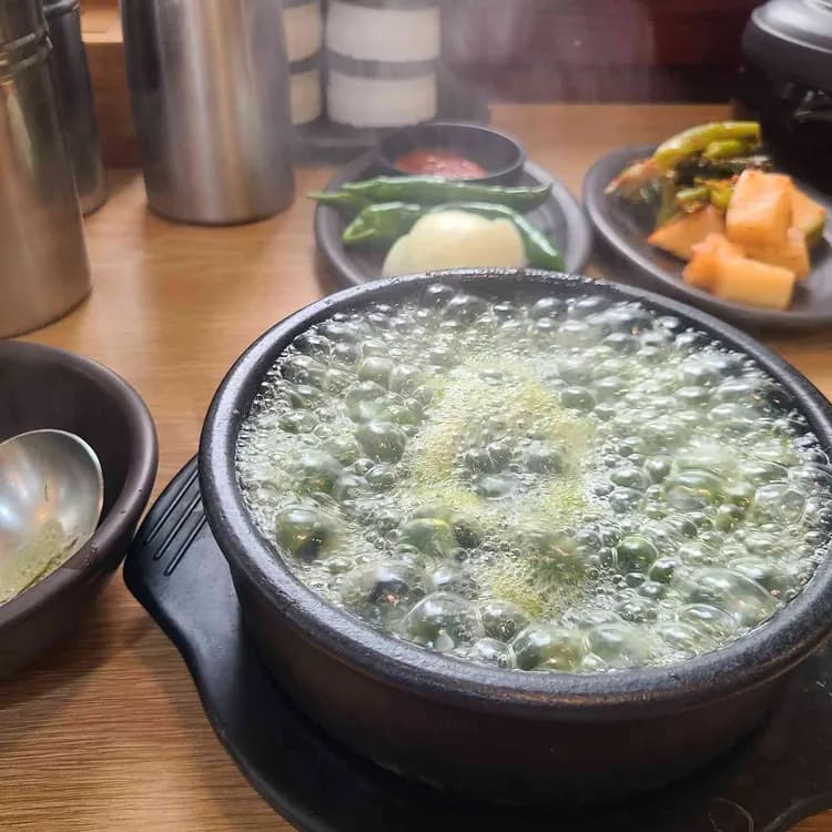 매생이굴국밥 평가 사진