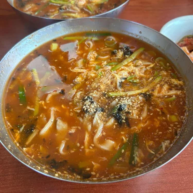 금천칼국수 평가 사진